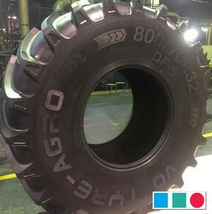 Радиальные бескамерные шины 800/70R32 DF-5 и 680/85R32 бренда VOLTYRE AGRO предназначены для установки на комбайны нового поколения.