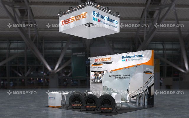 Компания Bohnenkamp планирует представить на своей экспозиции грузовые шины Deestone, колесные диски и камеры из своего широкого ассортимента продукции.