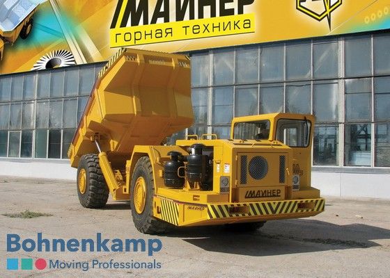 Шины 6.5R25 BKT EARTHMAX SR41 E-4 установлены на шахтном самосвале «Майнер» ШЗ-35.