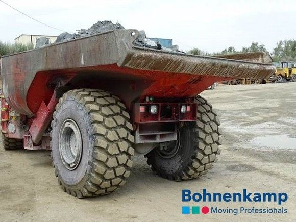 Шины 26.5R25 BKT Earthmax SR41 (Cut Resistant) на шахтном самосвале Sandvik TH 320