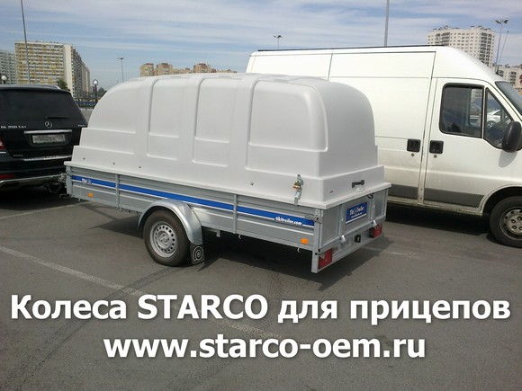 Ведущий эстонский производитель прицепов использует комплектные колеса от STARCO